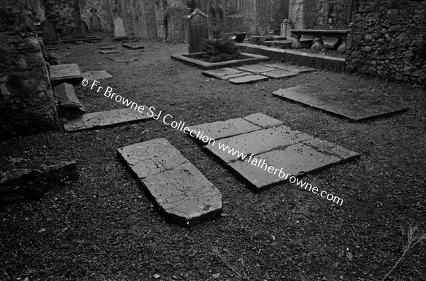 DOMINICAN PRIORY TOMBSTONE FLOOR OF NAVE